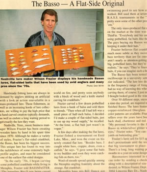 Basso Lures A Flast sided Original